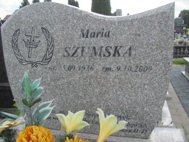 Maria Szumska 1936 Lubaczów - Grobonet - Wyszukiwarka osób pochowanych