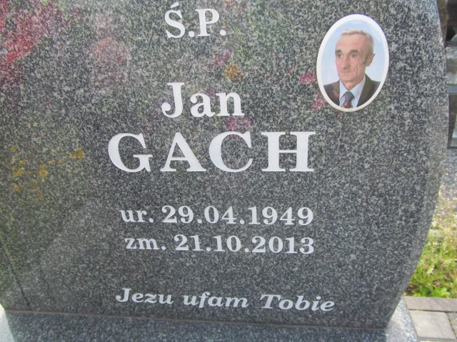 Jan Gach  1949 Lubaczów - Grobonet - Wyszukiwarka osób pochowanych