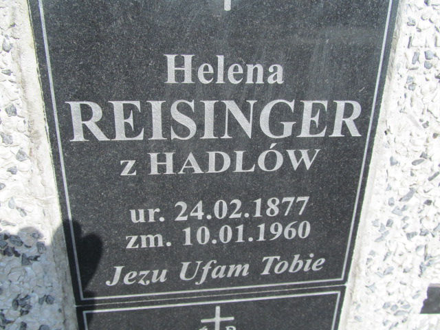 Helena Reisinger 1877 Lubaczów komunalny - Grobonet - Wyszukiwarka osób pochowanych