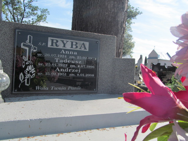 Anna Ryba 1924 Lubaczów - Grobonet - Wyszukiwarka osób pochowanych