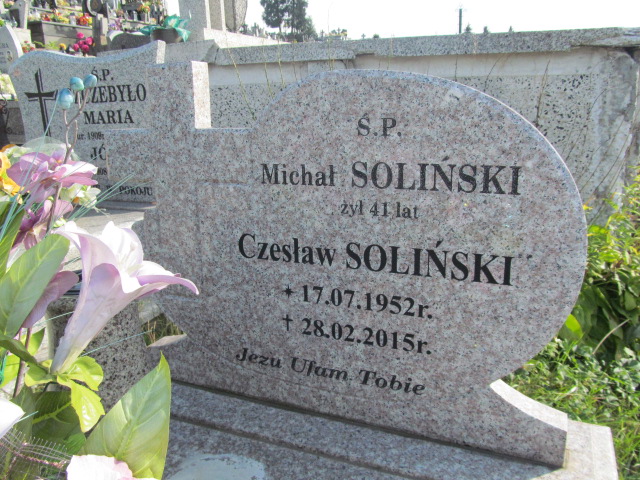 Michał Soliński 1947 Lubaczów - Grobonet - Wyszukiwarka osób pochowanych
