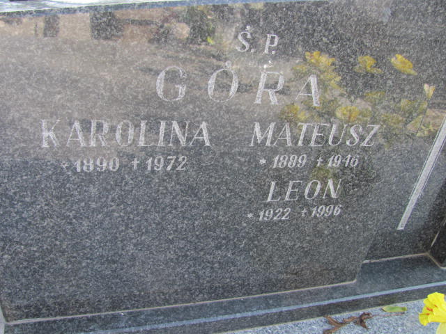 Leon Góra 1922 Lubaczów - Grobonet - Wyszukiwarka osób pochowanych