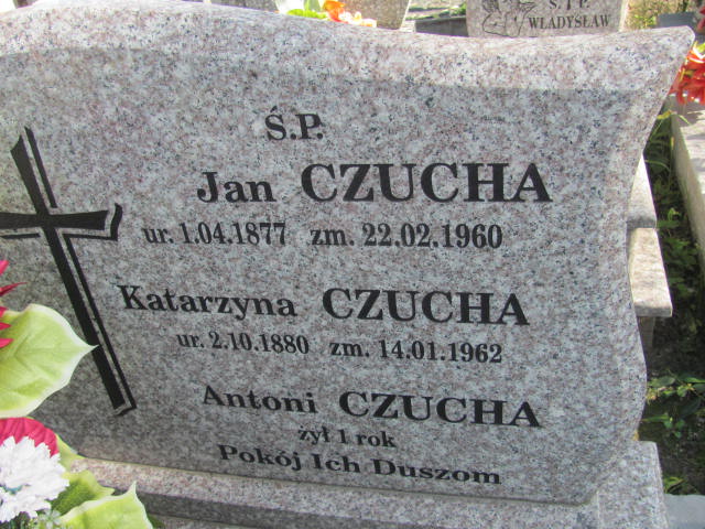 Jan Czucha 1877 Lubaczów - Grobonet - Wyszukiwarka osób pochowanych