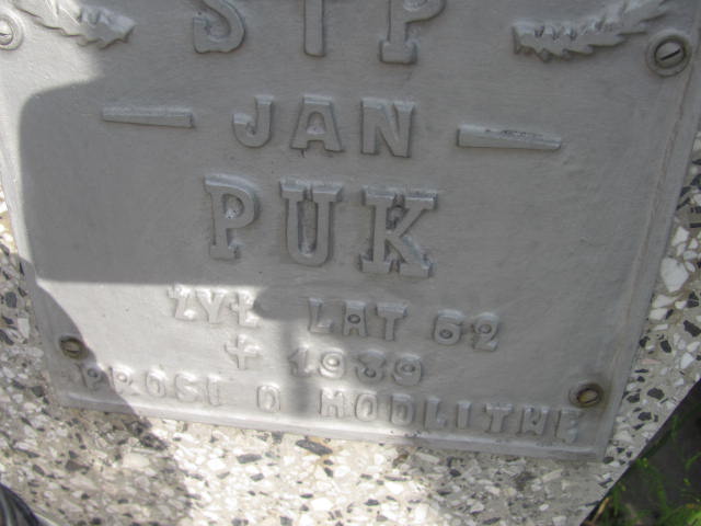 Jan Puk Lubaczów - Grobonet - Wyszukiwarka osób pochowanych