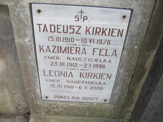 Grób Tadeusz Kirkien