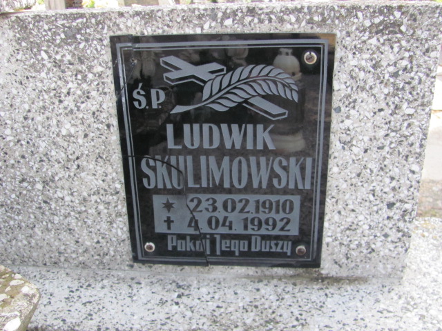 Ludwik Skulimowski 1910 Lubaczów - Grobonet - Wyszukiwarka osób pochowanych