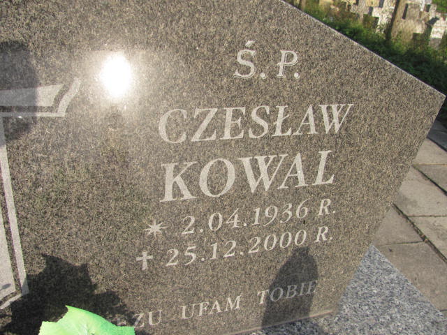 Czesław Kowal 1936 Lubaczów - Grobonet - Wyszukiwarka osób pochowanych