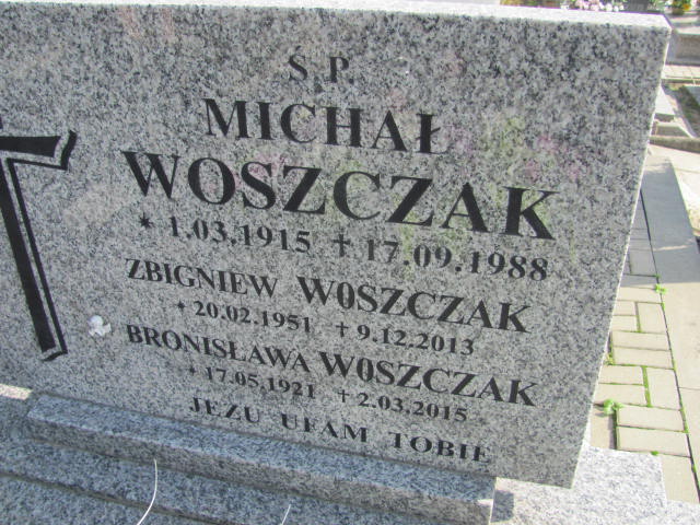 Michał Woszczak 1915 Lubaczów komunalny - Grobonet - Wyszukiwarka osób pochowanych