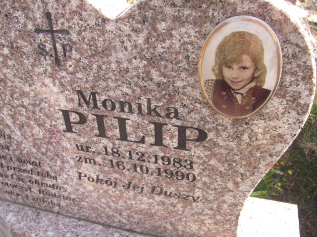 Monika Pilip 1983 Lubaczów - Grobonet - Wyszukiwarka osób pochowanych