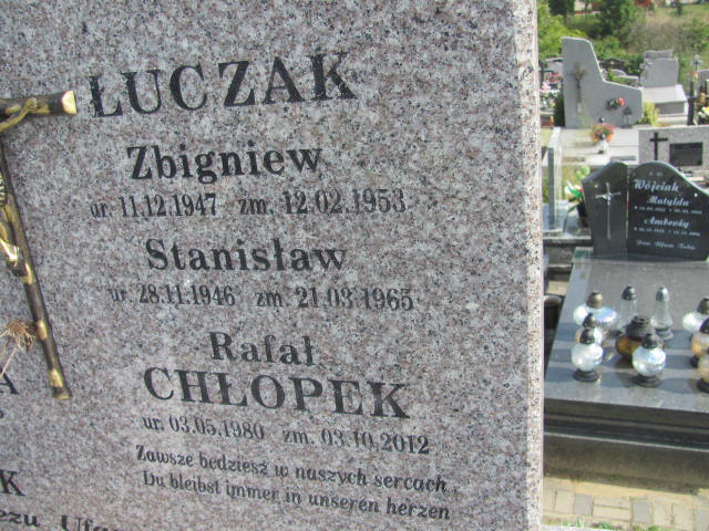 Stanisław Łuczak 1946 Lubaczów - Grobonet - Wyszukiwarka osób pochowanych